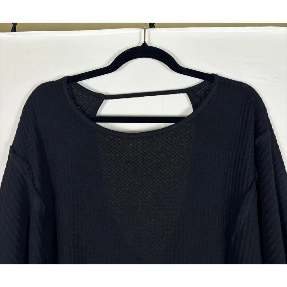 We The Free Free People Love Me Thermal Top Black XS